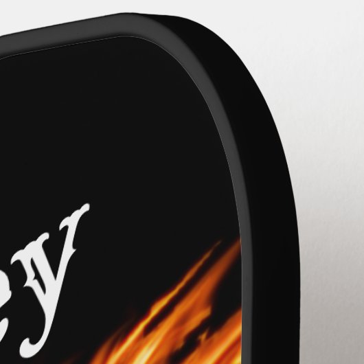 Personalisiertes Pickleball-Paddel für das Flammen Pickleball Schläger (Linke Seite)