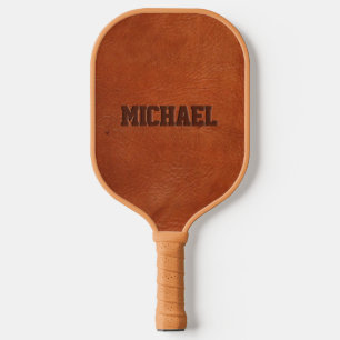 Personalisiertes Pickleball-Paddel mit Lederausbli Pickleball Schläger