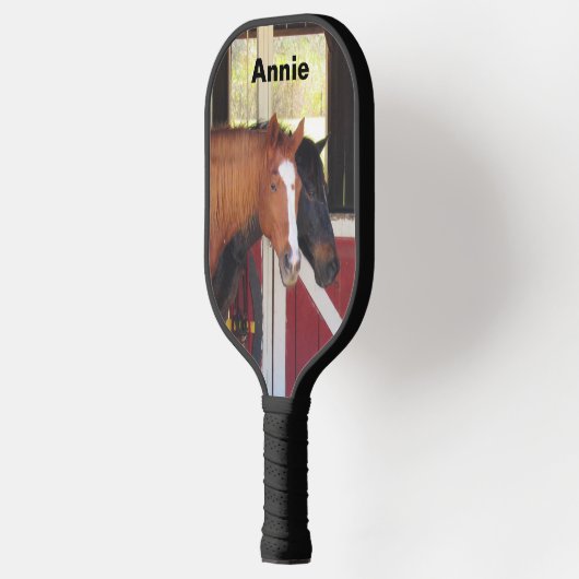 Personalisiertes Pickleball-Paddel mit Pferd-Foto Pickleball Schläger (Links)