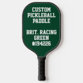 Personalisiertes PICKLEBALLPADDLE - GRÜNEN Pickleball Schläger (Vorderseite)