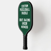 Personalisiertes PICKLEBALLPADDLE - GRÜNEN Pickleball Schläger (Links)