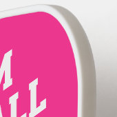Personalisiertes PICKLEBALLPADDLE - PINK Pickleball Schläger (Linke Seite)