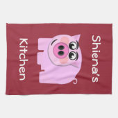 Personalisiertes Piggy Handtuch (Horizontal)