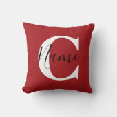 Personalisiertes Pillow Case mit dem Namen Custom Kissen (Vorderseite)