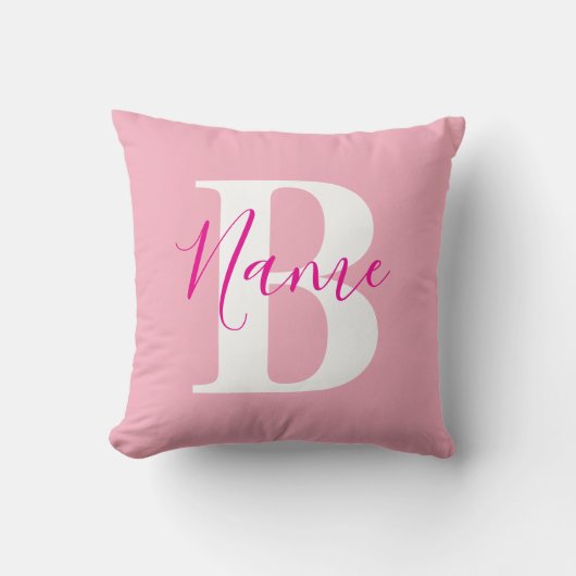 Personalisiertes Pillow Case mit dem Namen Custom Kissen (Vorderseite)
