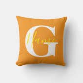 Personalisiertes Pillow Case mit dem Namen Custom  Kissen (Vorderseite)
