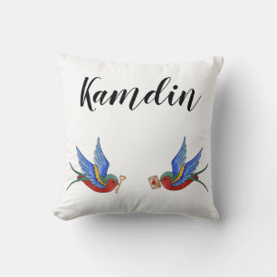 Personalisiertes Pillow Traditioneller Bird Kissen