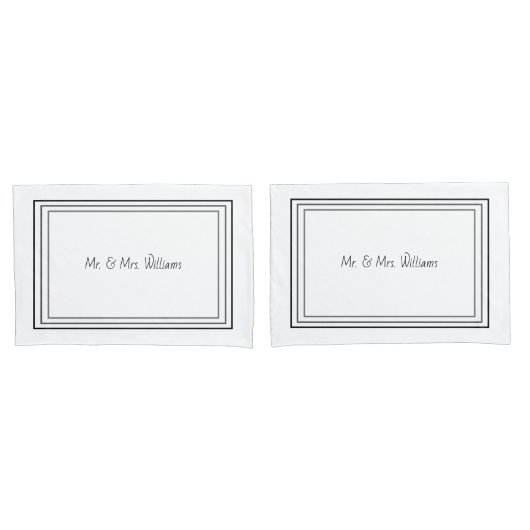 Personalisiertes Pillowcase-Set Kissenbezug (Vorderseite-Set)