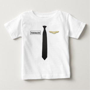 Personalisiertes Pilot-Shirt, Bekleidung von Luftf Baby T-shirt