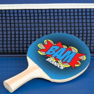 Personalisiertes Ping-Pong-Schläger mit Retro-Feel Tischtennis Schläger
