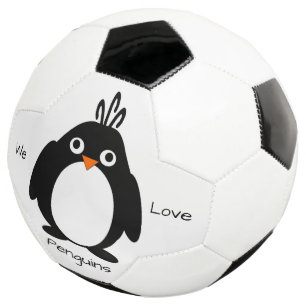 Personalisiertes Pinguin-Design Fußball