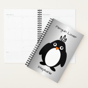 Personalisiertes Pinguin-Design Planer