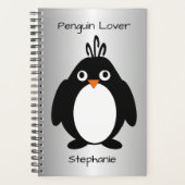 Personalisiertes Pinguin-Design Planer (Vorderseite)