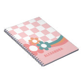 Personalisiertes PInk Girl School Notebook Notizblock (Rechte Seite)