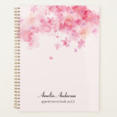 Personalisiertes Pink Makeup Artist Termin Buch Planer (Vorderseite)