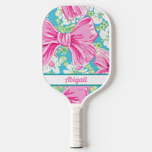Personalisiertes Pink-Paddelpaddel Pickleball Schläger (Vorderseite)