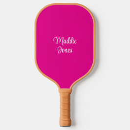 personalisiertes Pink-Paddelpaddel Pickleball Schläger