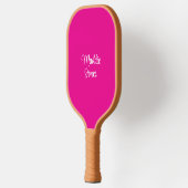 personalisiertes Pink-Paddelpaddel Pickleball Schläger (Links)