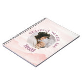 Personalisiertes Pink Pastel Spiral Notebook für M Notizblock (Linke Seite)