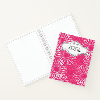 Personalisiertes Pink Sketch Notizblock