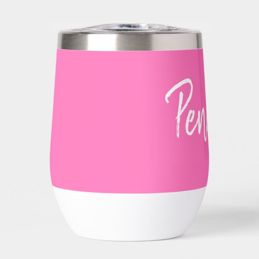 Personalisiertes Pink-Skript (Vorderseite)