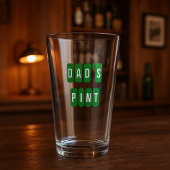 Personalisiertes Pint-Glas des Vaters - Custom Ber Glas