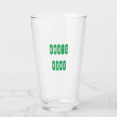 Personalisiertes Pint-Glas des Vaters - Custom Ber Glas (Vorderseite)