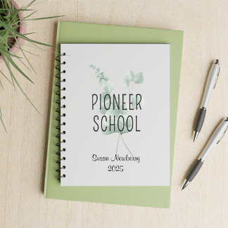 Personalisiertes Pioneer School Notebook mit Eucal Notizblock