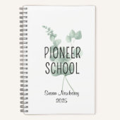 Personalisiertes Pioneer School Notebook mit Eucal Notizblock (Vorderseite)