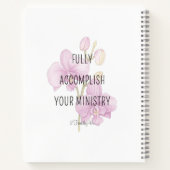 Personalisiertes Pioneer School Notebook mit Orchi Notizblock (Rückseite)