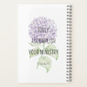 Personalisiertes Pioneer School Notebook w Hydrang Notizblock (Rückseite)