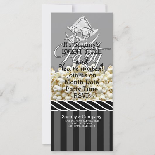 Personalisiertes Pirate-Party (Vorderseite)