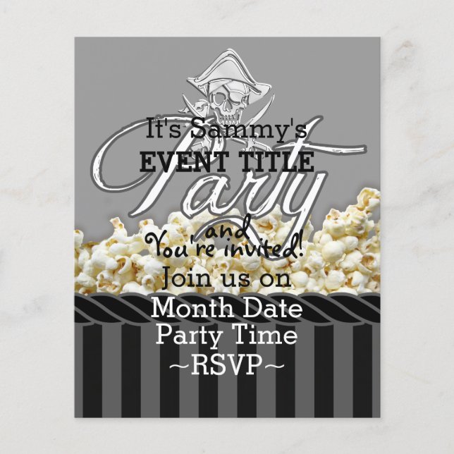 Personalisiertes Pirate-Party (Vorderseite)