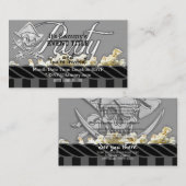 Personalisiertes Pirate-Party Begleitkarte (Vorne/Hinten)