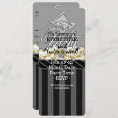 Personalisiertes Pirate-Party Einladung (Vorne/Hinten)