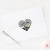 Personalisiertes Pirate-Party Herz-Aufkleber (Umschlag)