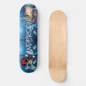Personalisiertes Pirate Treasskateboard Skateboard (Vorderseite)