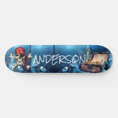 Personalisiertes Pirate Treasskateboard Skateboard (Horizontal)