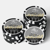 Personalisiertes Piratentag-Party Pokerchips (Stapel)