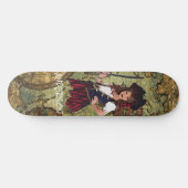 Personalisiertes PIRATMÄDCHEN Skateboard (Horizontal)