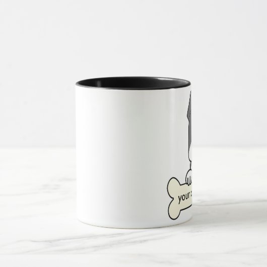 Personalisiertes Pitbull Tasse (Zentrum)