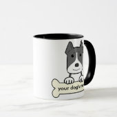 Personalisiertes Pitbull Tasse (VorderseiteRechts)