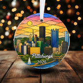 Personalisiertes Pittsburgh-Acrylabzeichen, Benutz Ornament