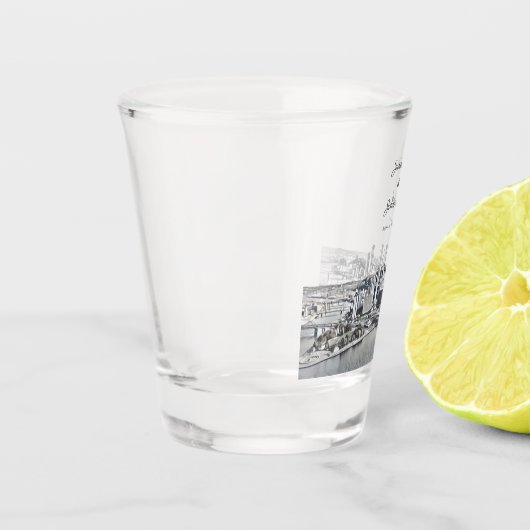 Personalisiertes Pittsburgh-Shootglas Schnapsglas (Links)