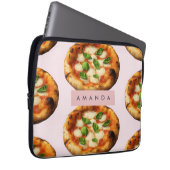 Personalisiertes Pizzadesign Laptopschutzhülle (Vorne Rechts)