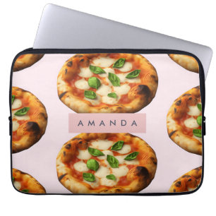 Personalisiertes Pizzadesign Laptopschutzhülle