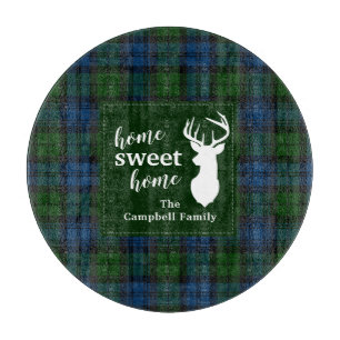 Personalisiertes Plaid Tartan Clan Campbell Militä Schneidebrett