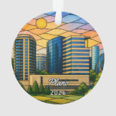 Personalisiertes Plano-Acrylolnament, Benutzerdefi Ornament (Rückseite)