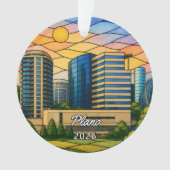 Personalisiertes Plano-Acrylolnament, Benutzerdefi Ornament (Vorderseite)