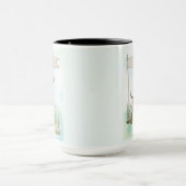 Personalisiertes Plott-Wasserfarben-Hund Tasse (Zentrum)